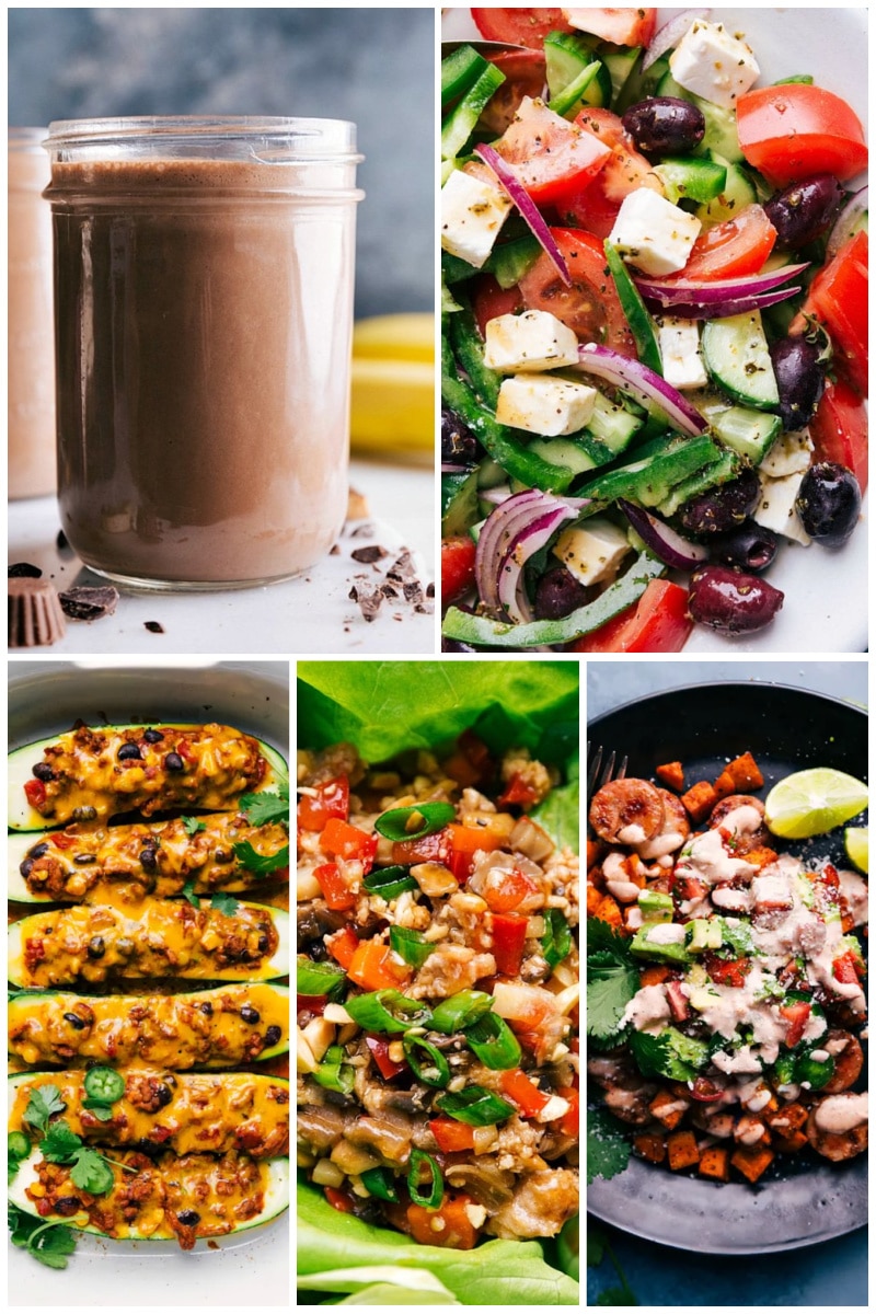 Collage of Keto recipes