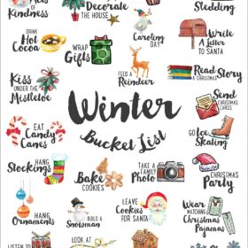 FREE Winter Bucket List