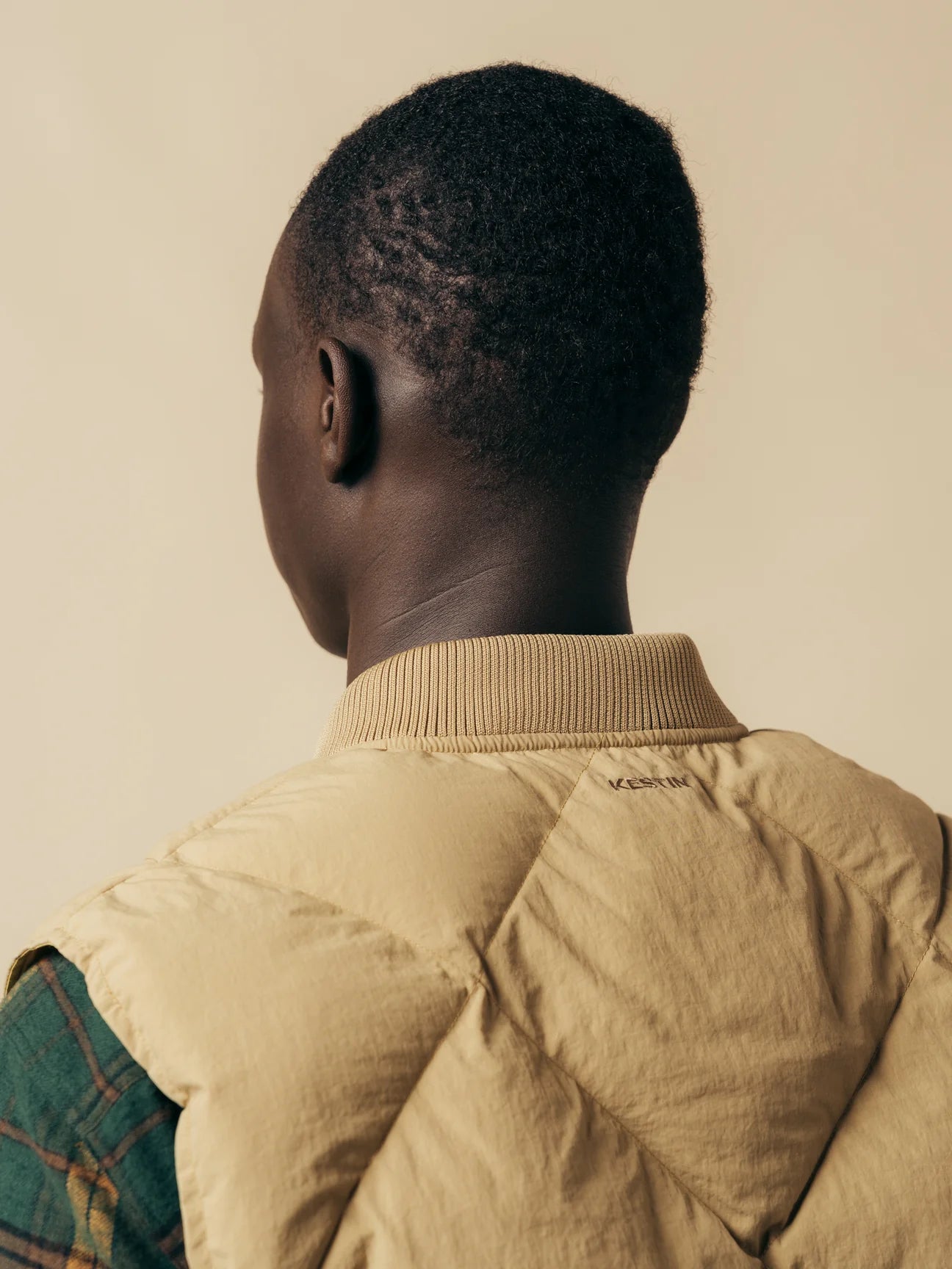 LINTON PADDED VEST - SAND