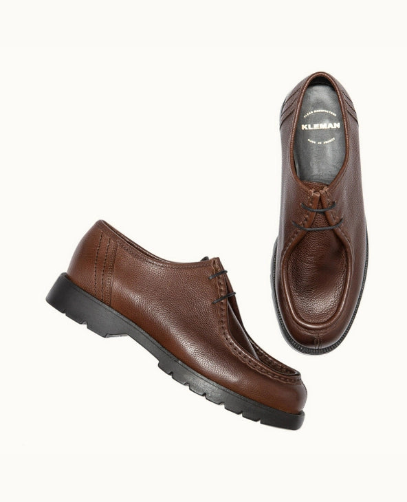 KLEMAN PADROR SHOES BROWN LEATHER