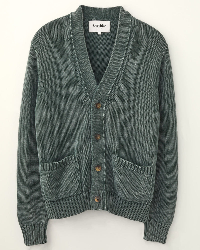 GREEN CARDIGAN