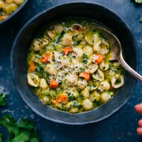 Vegetable Pasta Soup (BEST Herb Blend)